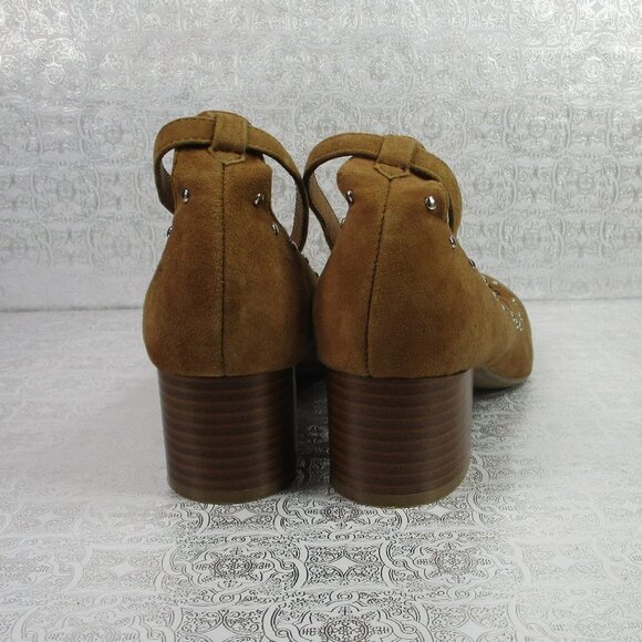 EURO SOFT Tan Block Heel Devi Pumps NWOT Size 9.5 - Picture 5 of 11